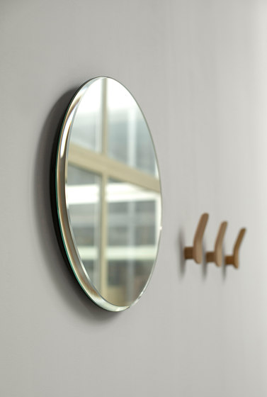 Miroir Cres clair (Ø 45 cm) | Miroirs | Caussa