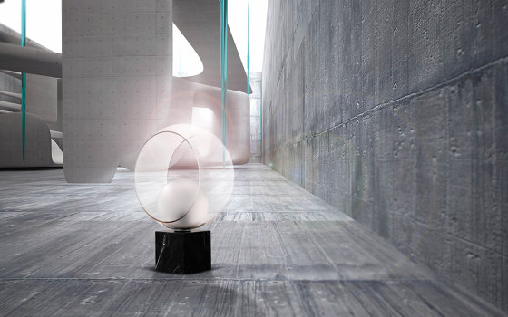 Okio marbre | Luminaires de table | Concept verre