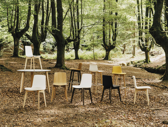 Lottus spin wood stool | Bar stools | ENEA