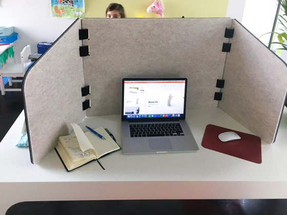 BuzziTripl Wrap Desk | Accessori tavoli | BuzziSpace