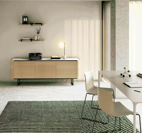 Adara Console (stacked modules) with grooved doors | Console tables | Momocca