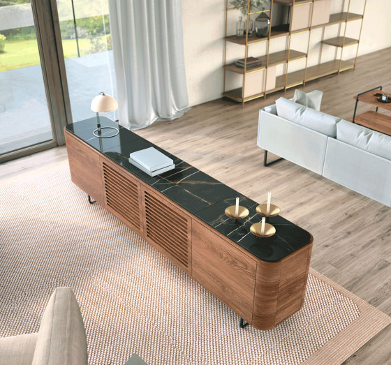 Adara Sideboard with drawers and plain doors | Credenze | Momocca
