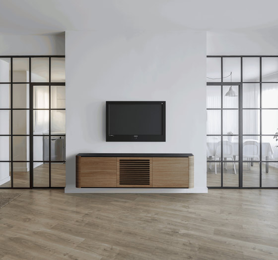 Adara Console (stacked modules) with grooved doors | Console tables | Momocca