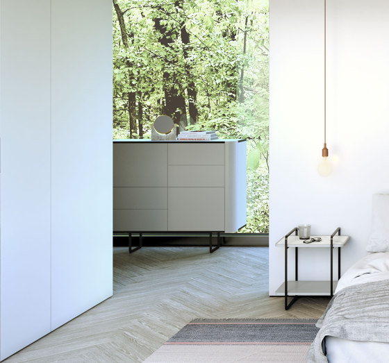 Adara Sideboard with drawers and plain doors | Credenze | Momocca