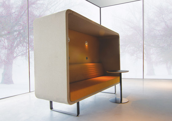 Cabin | Booth 2-persons open | Systèmes d'absorption acoustique architecturaux | Conceptual