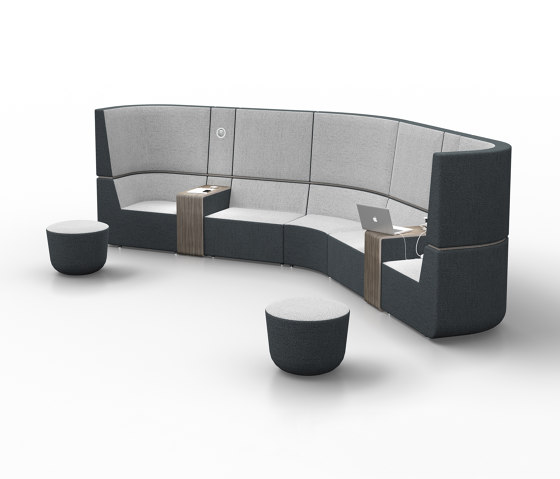 Elements | Rounded Right-end | Fauteuils | Conceptual