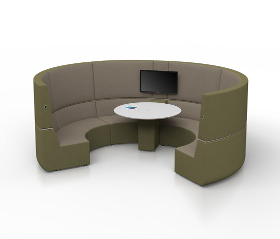 Elements | Rounded Right-end | Fauteuils | Conceptual