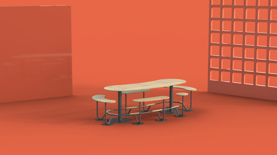 Seamless Table Straight configuration | Tavoli alti | Green Furniture Concept