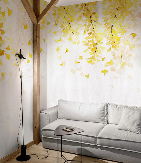 Yellow Ginkgo | Revestimientos de paredes / papeles pintados | WallPepper/ Group
