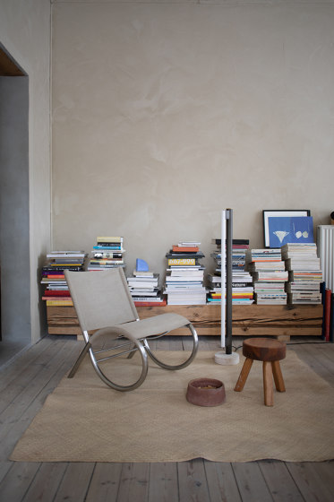 Richardt Chair | Raw Steel | Canvas | Fauteuils | Frama