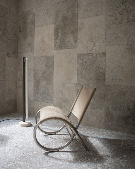 Richardt Chair | Raw Steel | Canvas | Sillones | Frama