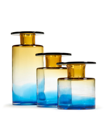 Wind & Fire Vase Bleu / Ambre | Vases | Serax
