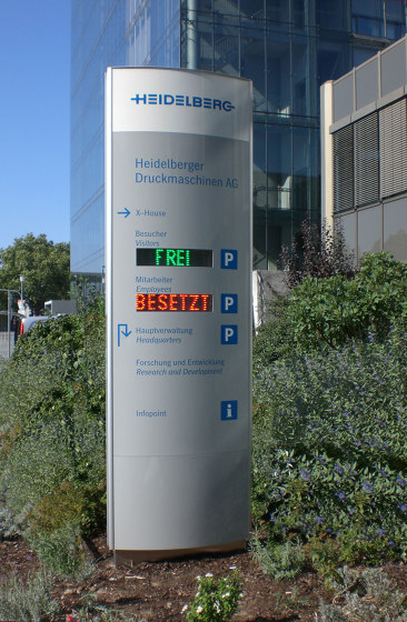 Doorplate with LED change indicator STFB | Pictogramas | Meng Informationstechnik