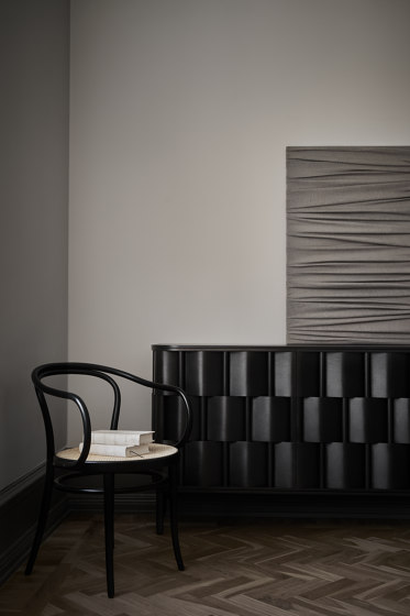 Weave rounded. Birch wood, black oil | Sideboards | Ringvide Studio