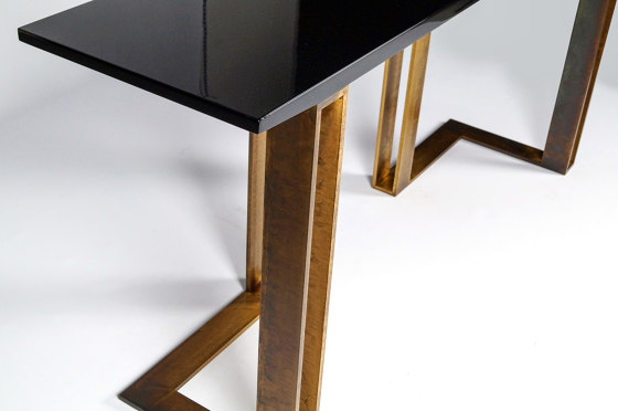 Black & Gold table | Mesas comedor | Paolo Castelli