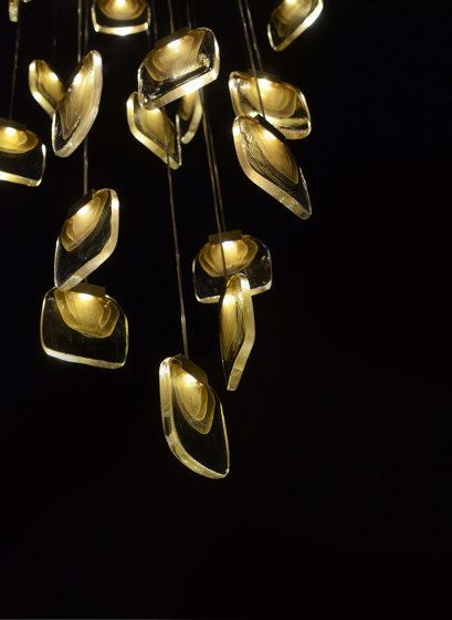 Golden Cloud | Lámparas de suspensión | Paolo Castelli