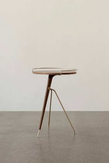 Umanoff Nesting Side Table, Walnut | Black Tabletop | Side tables | Audo Copenhagen