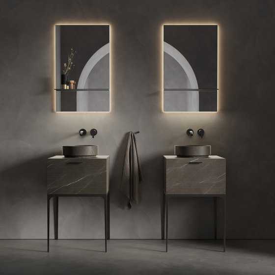 Grate Collection - Set 5 | Espejos de baño | Inbani