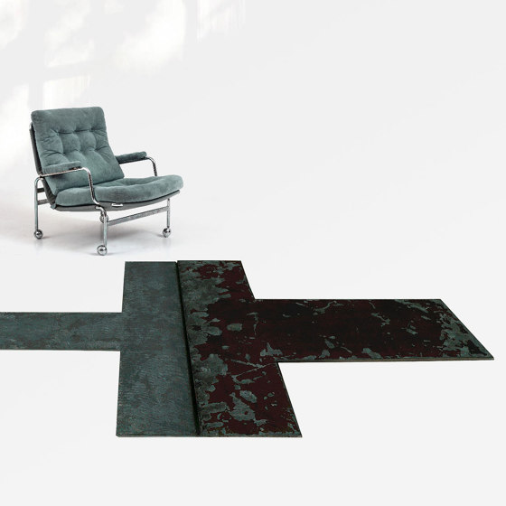 Collaborations (Select) | Cracked Glass | Rugs | Henzel Studio
