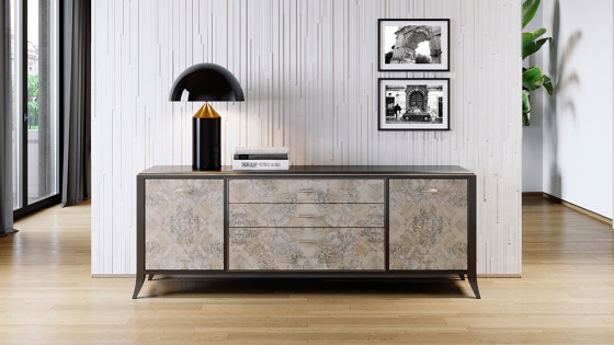 Relief | Chest of drawers - Walnut Burl | Sideboards / Kommoden | ITALIANELEMENTS
