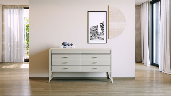 Relief | Chest of drawers - Beige | Sideboards / Kommoden | ITALIANELEMENTS