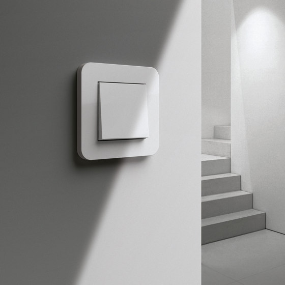 E3 | Socket outlet Grey with white by Gira