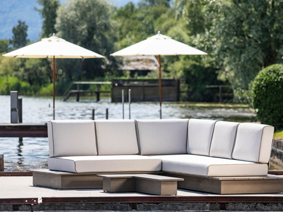 La Villa | Lounge Old Grey 2-Sitzer Inkl. Polster | Sofas | MBM