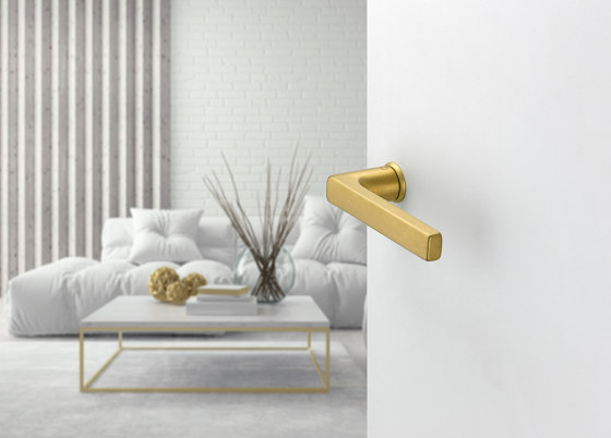 Toulon Door Handle in Mini-rose | Manillas | Hoppe