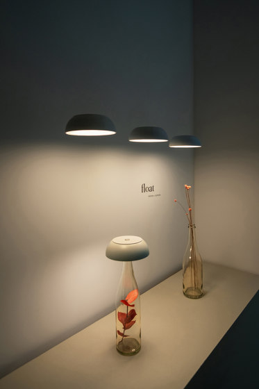 Float LT Concrete green Concrete gray | Table lights | Axolight