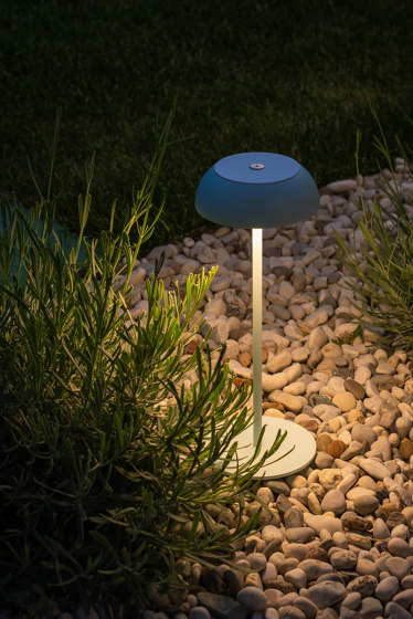 Float LT Concrete green Concrete gray | Table lights | Axolight