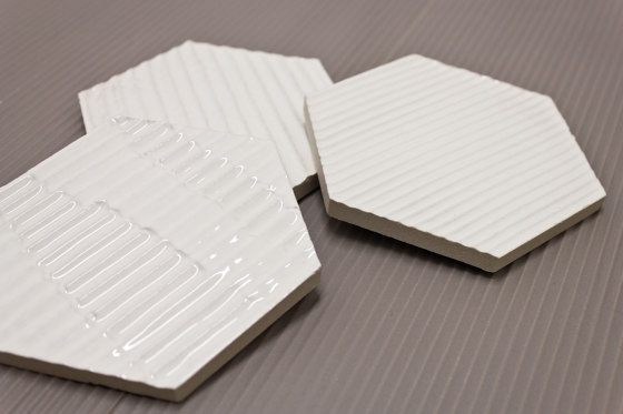 Matiere Hexa-Style Carton White Glossy | Keramik Fliesen | Settecento