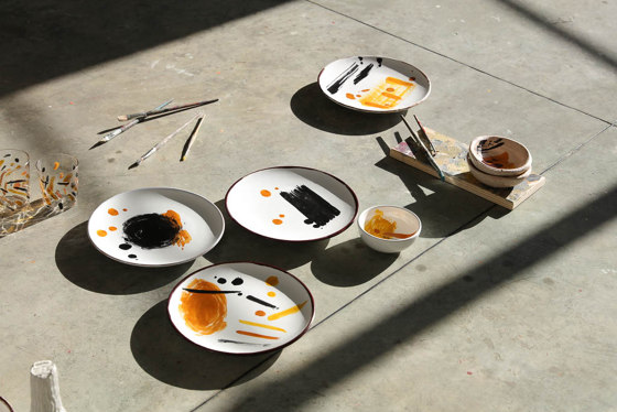 Set of designer plates | Vaisselle | Paolo Castelli