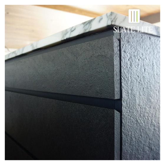 Translucent | Arcobaleno Gris | Wand Furniere | Slate Lite