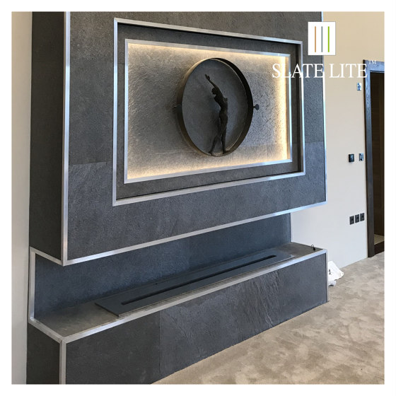 UltraThin eco+ | Silver Grey | Wall veneers | Slate Lite
