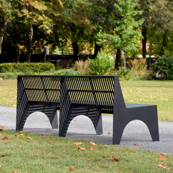 Chalidor 500 Bench without armrests 2410 | Benches | BENKERT-BAENKE