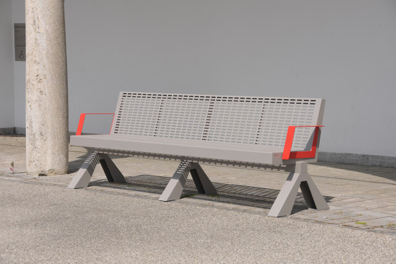 Chalidor 1400 Bench without armrests 2400 | Benches | BENKERT-BAENKE