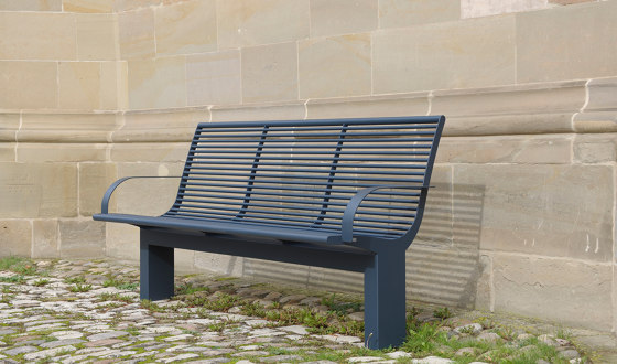 Siardo 70 R Bench with armrests 1800 | Benches | BENKERT-BAENKE