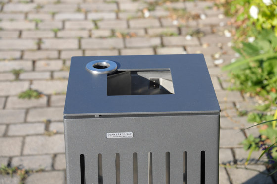 Litter bin 1110 with and without ashtray | Poubelle / Corbeille à papier | BENKERT-BAENKE