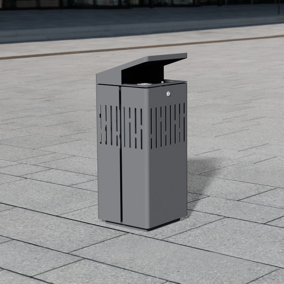 Litter bin 1120 with and without ashtray | Waste baskets | BENKERT-BAENKE