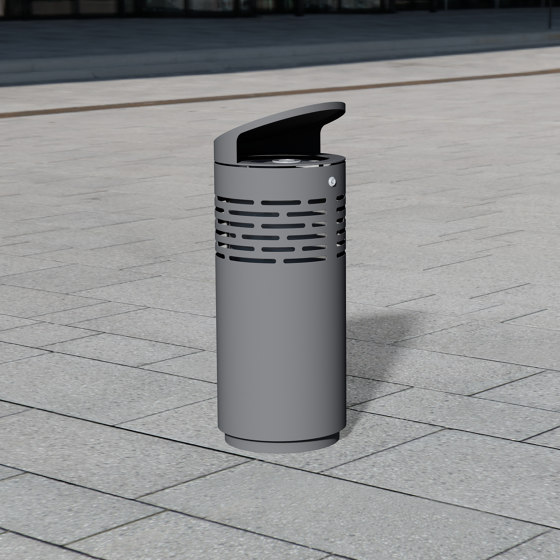 Litter bin 1220 with and without ashtray | Waste baskets | BENKERT-BAENKE