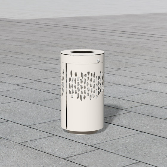 Litter bin 1410 with and without ashtray | Cubos basura / Papeleras | BENKERT-BAENKE