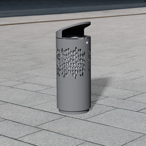 Litter bin 1420 with and without ashtray | Waste baskets | BENKERT-BAENKE