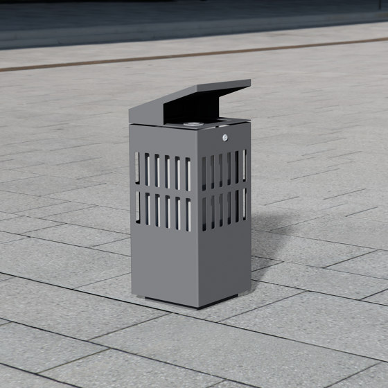 Litter bin 1510 with and without ashtray | Waste baskets | BENKERT-BAENKE