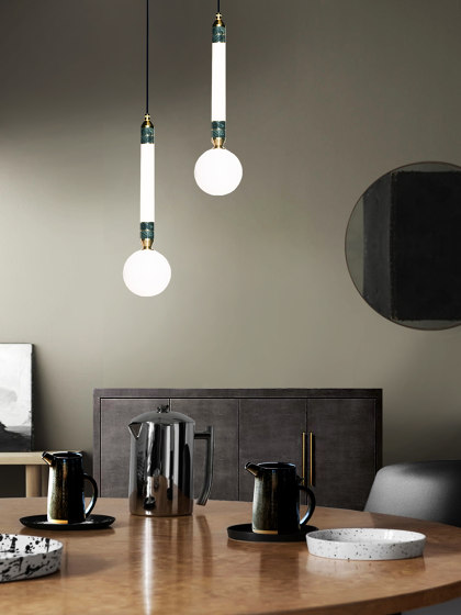 Greenstone Pendant - Large | Lámparas de suspensión | Marc Wood Studio