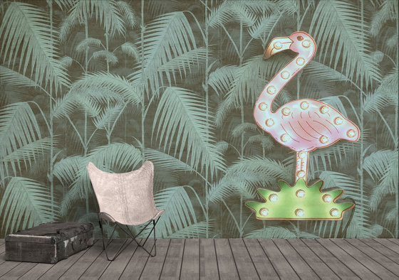 Learning to admire | My best friend_coral | Wall coverings / wallpapers | Walls beyond