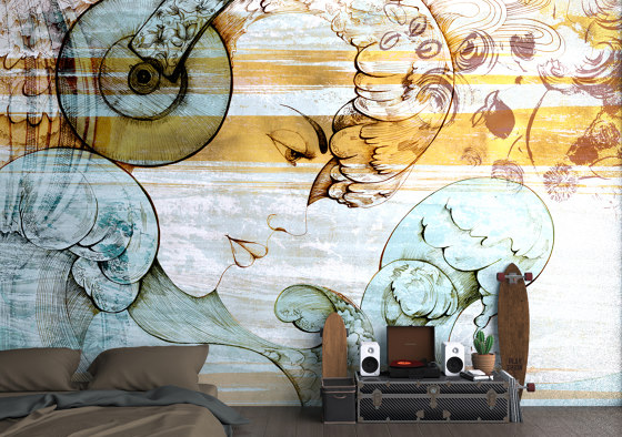 Tender is the urban | Bigger than me_rose ashes | Wall coverings / wallpapers | Walls beyond