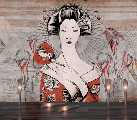 Forgotten beauty | Strike a pose | Wall coverings / wallpapers | Walls beyond