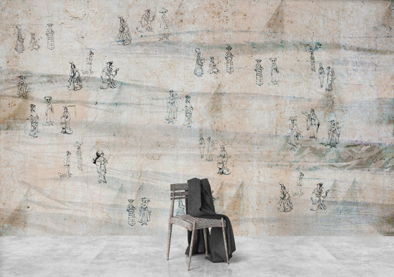 Prelude to a tale | River flow_warmer | Wall coverings / wallpapers | Walls beyond