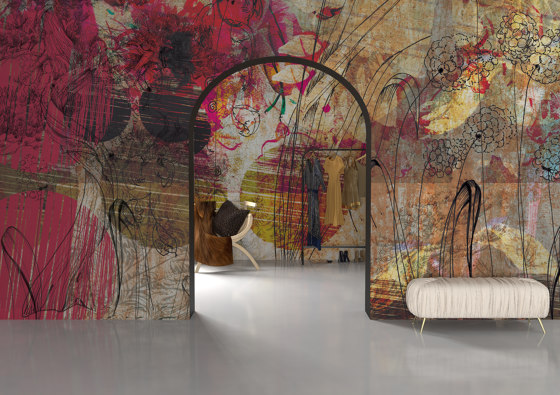 Prelude to a tale | Stripped jungle | Wall coverings / wallpapers | Walls beyond