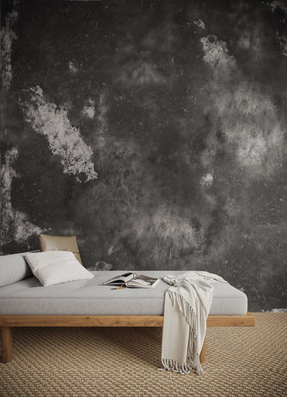 Erimo Washi wallcovering grey | Papel japonés | Hiyoshiya